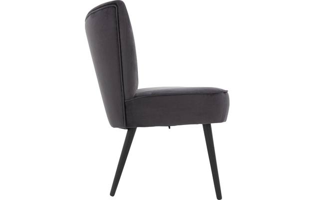 Goossens eetkamerbank rob grijs stof - 8195353-05