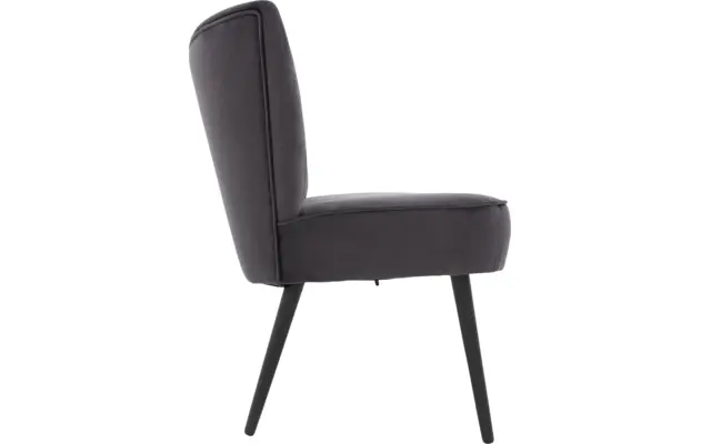 Goossens eetkamerbank rob grijs stof - 8195353-05