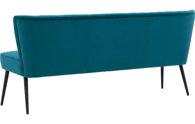 Goossens eetkamerbank rob blauw stof - 8195354-03