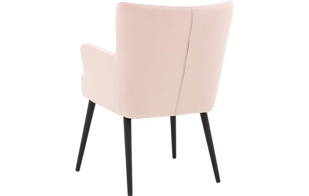 Goossens eetkamerstoel rob roze stof - 8195381-03