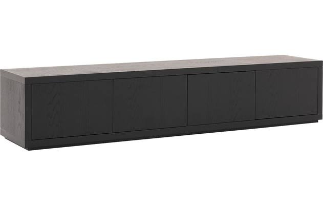 Goossens tv meubel barcelona zwart eiken - 8195387-02