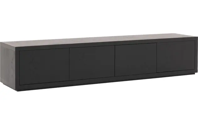 Goossens tv meubel barcelona zwart eiken - 8195387-02