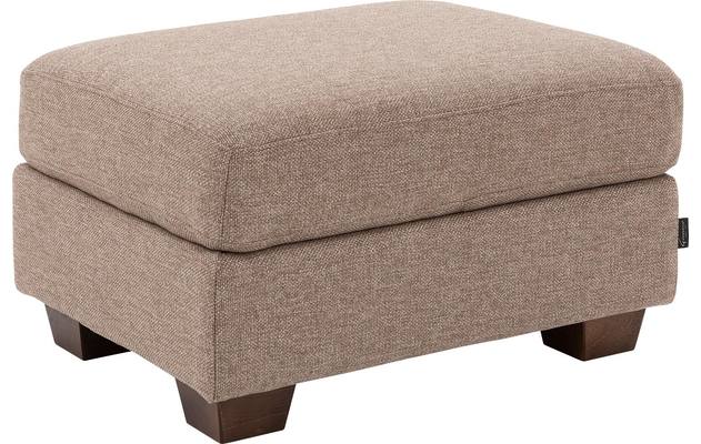 Goossens hocker n joy divana bruin stof - 8195432-02