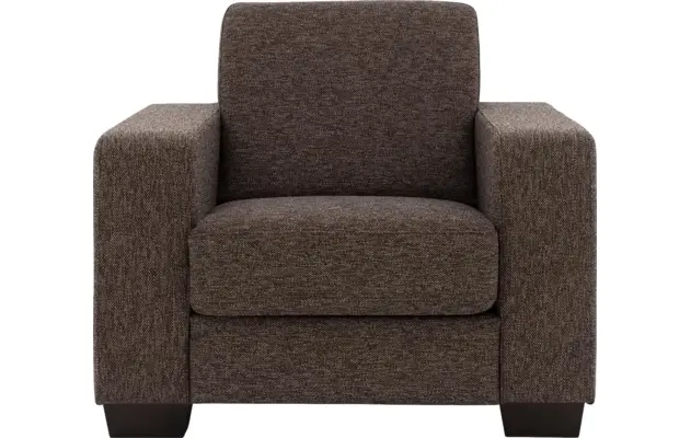 Goossens fauteuil n joy divana bruin stof - 8195434-01