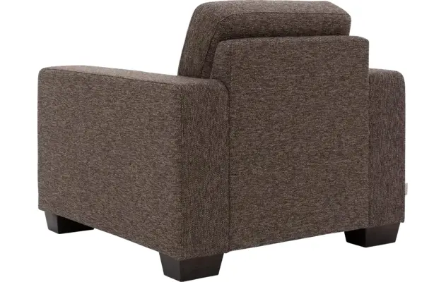 Goossens fauteuil n joy divana bruin stof - 8195434-03
