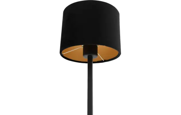 Goossens basic vloerlamp helix zwart metaal - 8195526-05