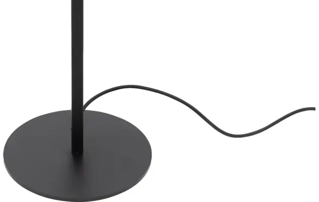 Goossens basic vloerlamp helix zwart metaal - 8195526-07