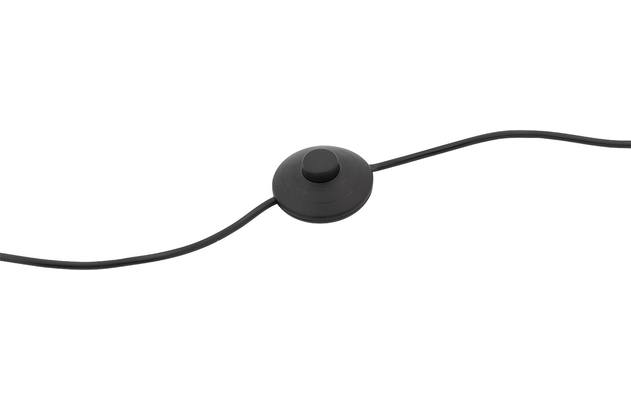 Goossens basic vloerlamp helix zwart metaal - 8195526-08