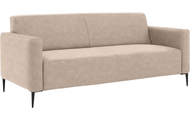 Goossens zitbank key west beige micro leer - 8195956-403-02