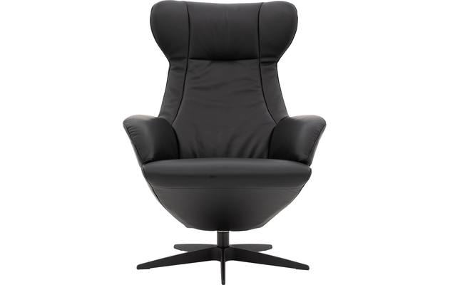 Goossens excellent relaxstoel avec zwart leer - 8195961-01