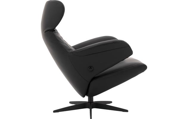 Goossens excellent relaxstoel avec zwart leer - 8195961-06