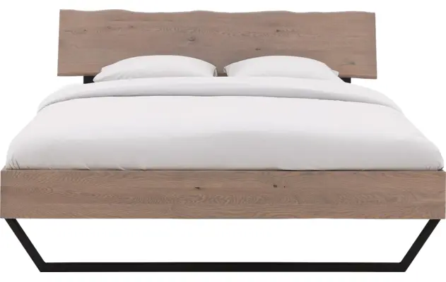 Goossens bedframe slade grijs eiken - 8195970-01