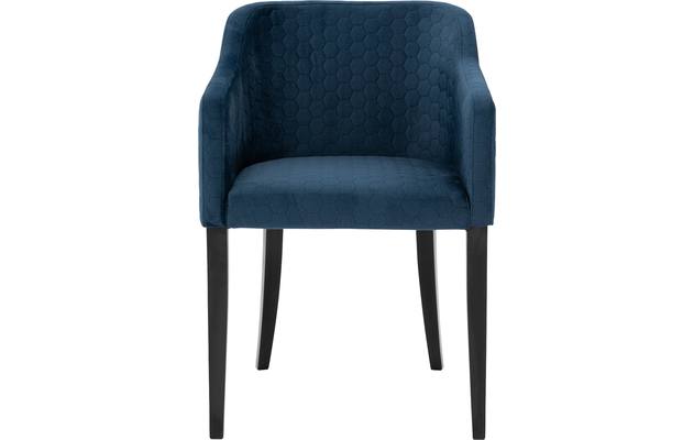 Goossens eetkamerstoel peda blauw stof - 8195972-01