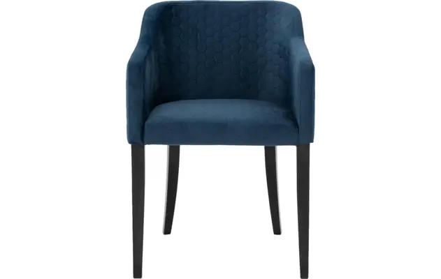 Goossens eetkamerstoel peda blauw stof - 8195972-01