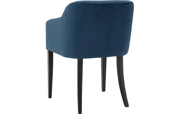 Goossens eetkamerstoel peda blauw stof - 8195972-03