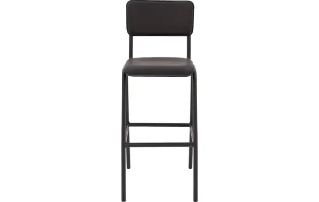 Goossens barstoel chaplin grijs leer - 8195999-01