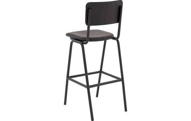 Goossens barstoel chaplin grijs leer - 8195999-03