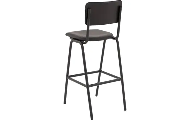 Goossens barstoel chaplin grijs leer - 8195999-03