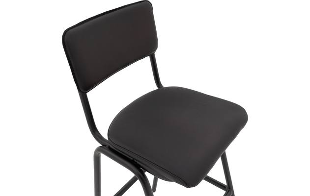 Goossens barstoel chaplin grijs leer - 8195999-05