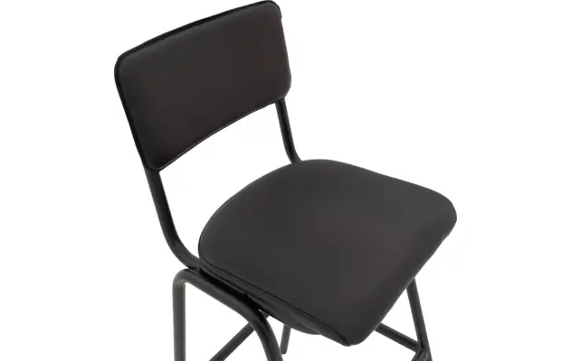 Goossens barstoel chaplin grijs leer - 8195999-05