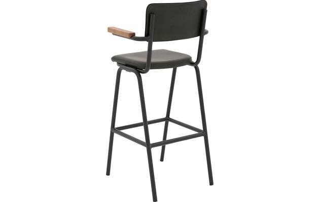 Goossens barstoel chaplin groen leer - 8196001-03