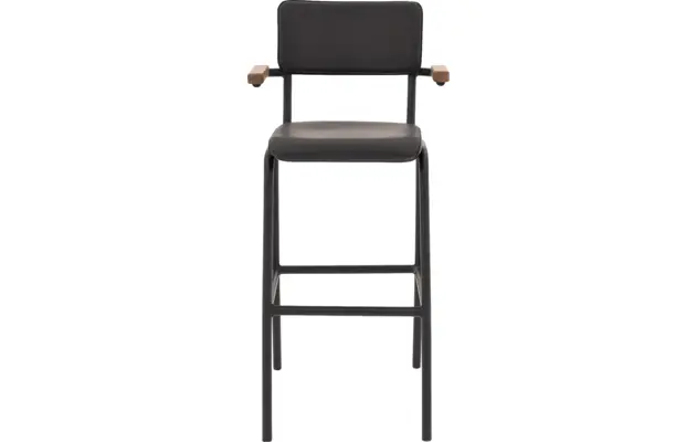 Goossens barstoel chaplin grijs leer - 8196002-01
