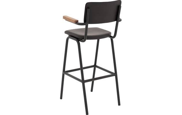 Goossens barstoel chaplin grijs leer - 8196002-03