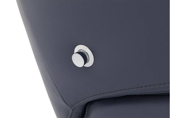 Goossens excellent relaxstoel avec blauw leer - 8196115-07