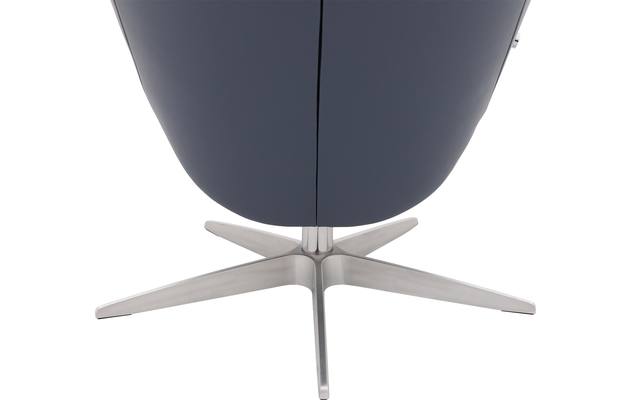 Goossens excellent relaxstoel avec blauw leer - 8196115-08