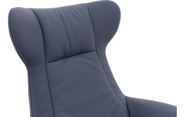 Goossens excellent relaxstoel avec blauw leer - 8196115-09