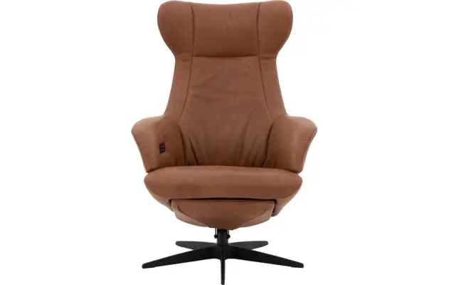 Goossens excellent relaxstoel avec bruin leer - 8196116-01