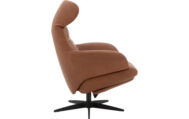 Goossens excellent relaxstoel avec bruin leer - 8196116-05