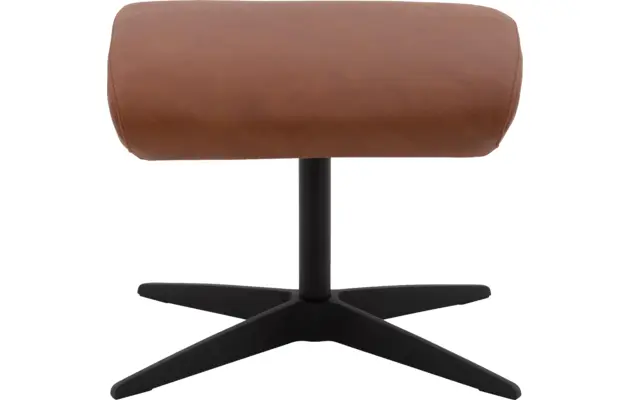 Goossens hocker avec bruin leer - 8196117-02