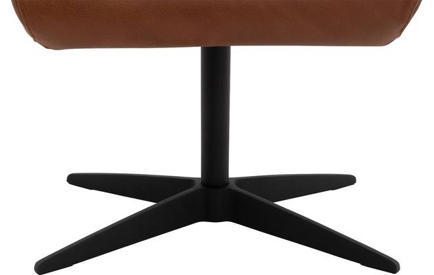 Goossens hocker avec bruin leer - 8196117-04
