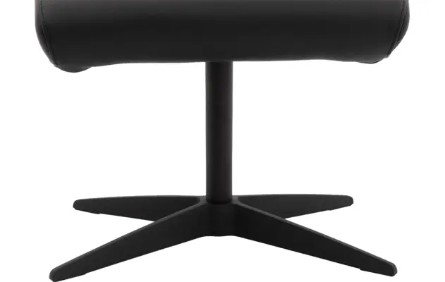 Goossens hocker avec zwart leer - 8196119-03