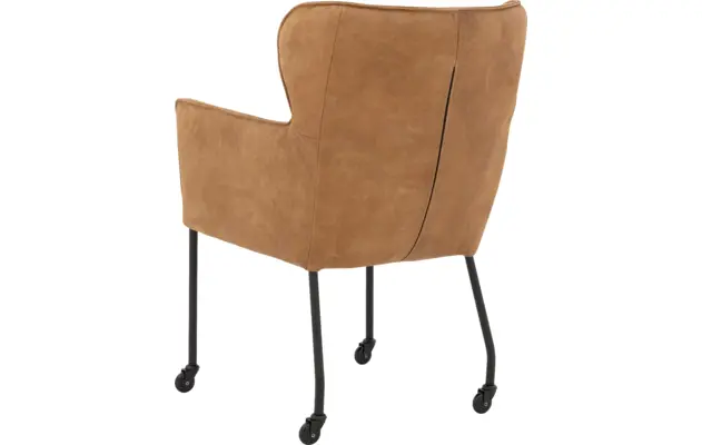 Goossens excellent eetkamerstoel leogang bruin leer - 8196135-03