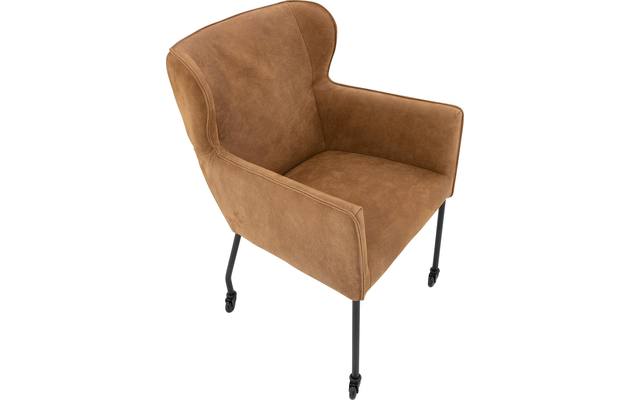 Goossens excellent eetkamerstoel leogang bruin leer - 8196135-04