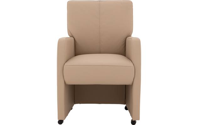 Goossens eetkamerstoel leen wit leer - 8196141-01