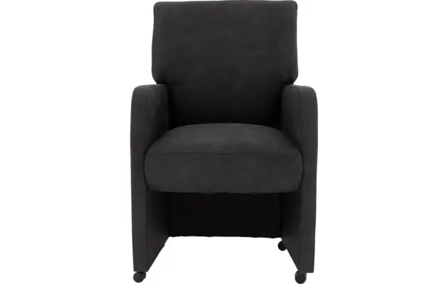 Goossens eetkamerstoel leen grijs microvezel - 8196145-01