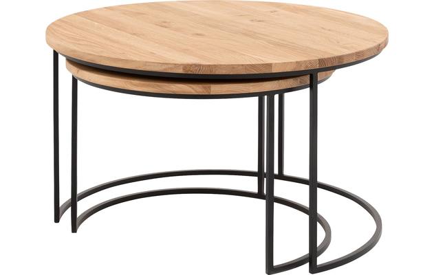 Goossens salontafel iras blank eiken - 8196160-02