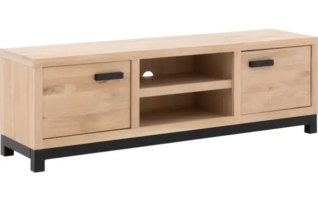 Goossens tv meubel sans blank eiken - 8196218-3