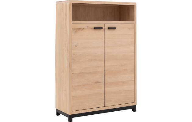 Goossens opbergkast sans blank eiken - 8196222-2