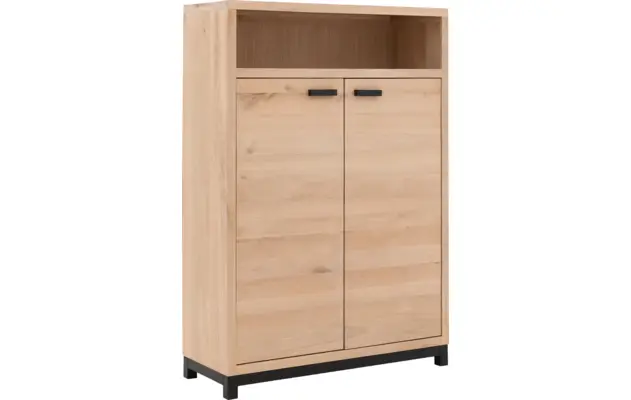 Goossens opbergkast sans blank eiken - 8196222-2