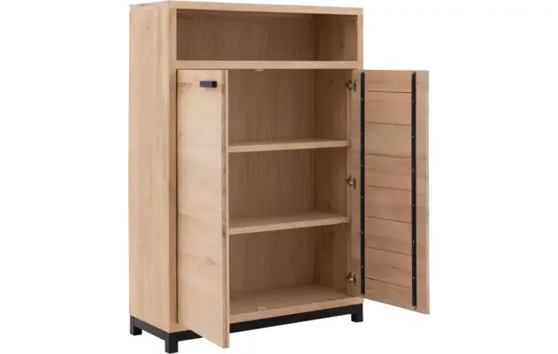 Goossens opbergkast sans blank eiken - 8196222-3