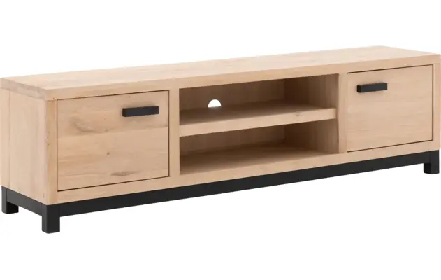 Goossens tv meubel sans blank eiken - 8196224-3