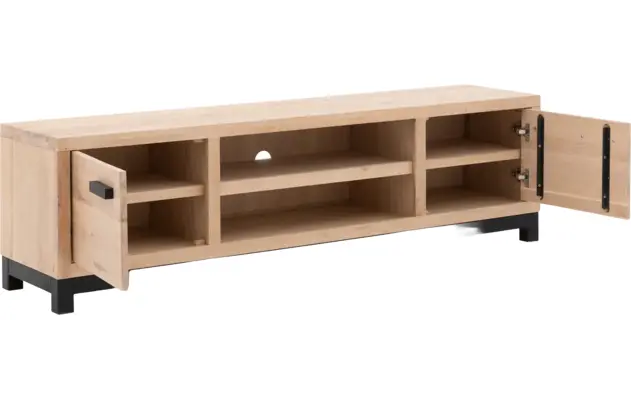 Goossens tv meubel sans blank eiken - 8196224-5