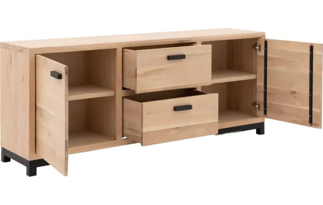 Goossens dressoir sans blank eiken - 8196225-3