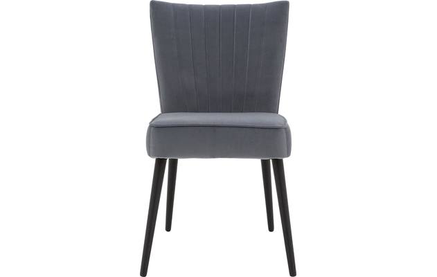 Goossens eetkamerstoel rob blauw stof - 8196227-03