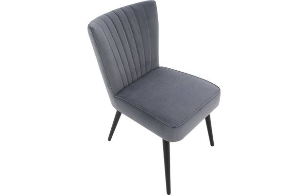 Goossens eetkamerstoel rob blauw stof - 8196227-04
