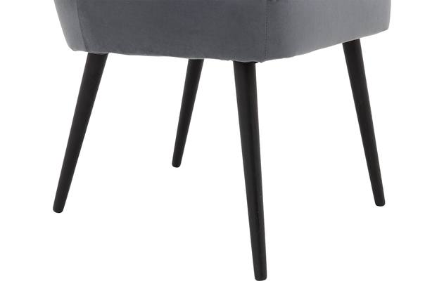Goossens eetkamerstoel rob blauw stof - 8196227-05